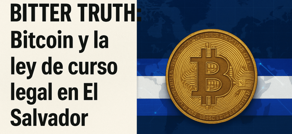 BITTER TRUTH: Bitcoin y la ley de curso legal en El&nbsp;Salvador
